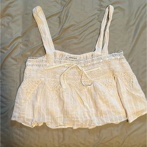 White American Eagle blouse